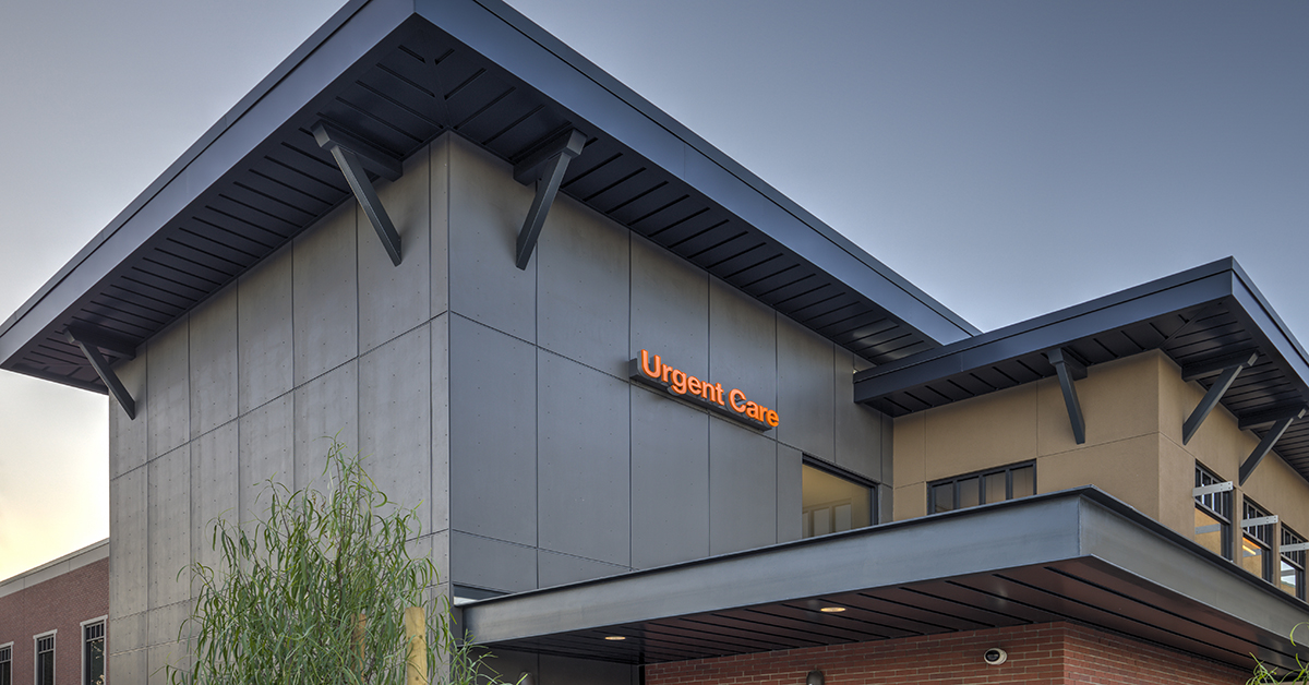 Sutter Tracy Urgent Care, exterior.