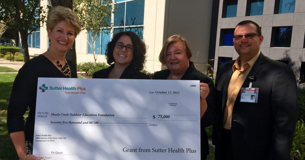 Sutter Health Plus Invests $75,000 to Fit Quest Community Program