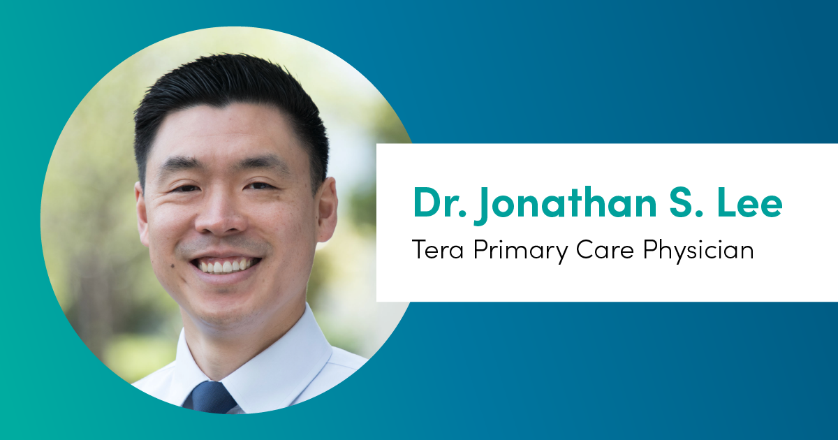 A headshot of Tera physician Dr. Lee.